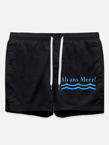 Ab ans meer - Badeshorts - Schwarz