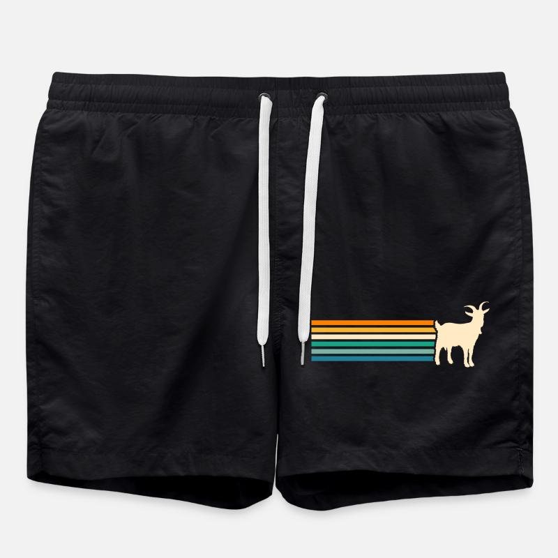 Goats - Swim Trunks - black