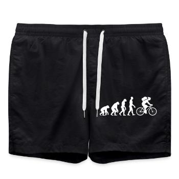 Evolution Radfahren Radfahren Biker Radfahren - Badeshorts - Schwarz - Vorne - AI Model Male 185 light (185cm)
