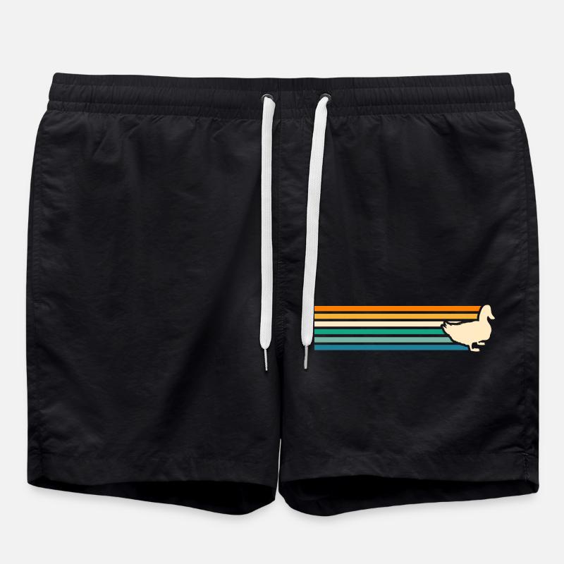 Ducks - Swim Trunks - black