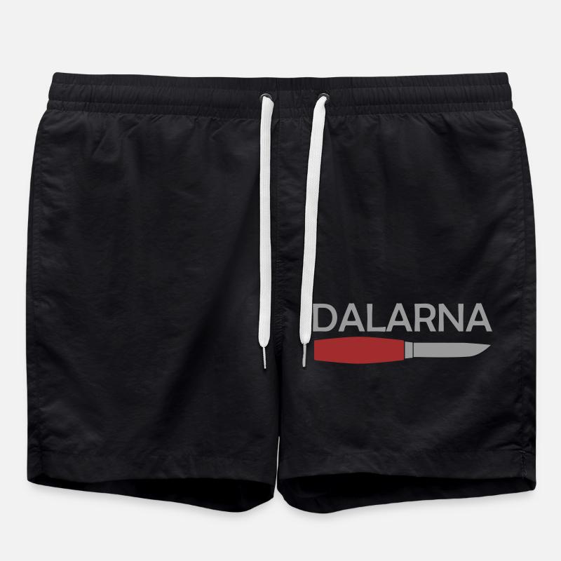 Dalarna - Swim Trunks - black