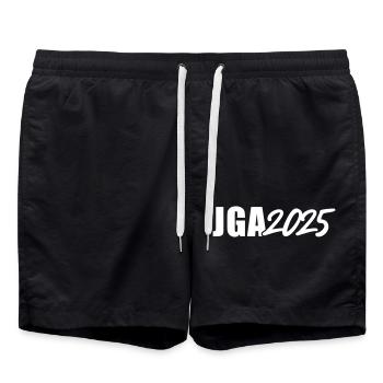 Jga 2025 - Badeshorts - Schwarz - Vorne - AI Model Male 185 light (185cm)