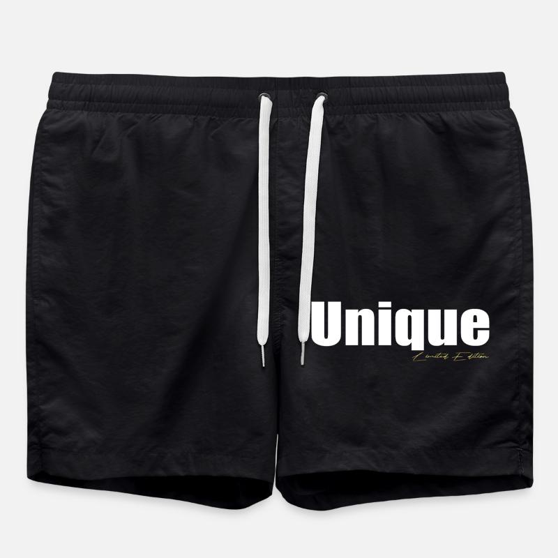 Unique - Badeshorts - Schwarz