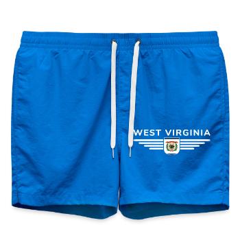 Chemise de fan de Virginie-Occidentale – Nature & Pride - Short de bain - cobalt blue - Devant