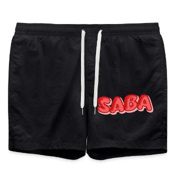 Vacances Saba - Short de bain - noir - Devant - AI Model Male 185 light (185cm)