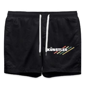 Artiste - Short de bain - noir - Devant - AI Model Male 185 light (185cm)