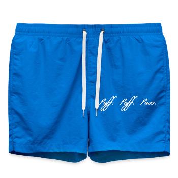 Puffpuff weis - Badeshorts - Cobalt blue - Vorne