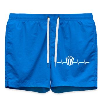 Heartbeat of Popcorn - Swim Trunks - cobalt blue - Front