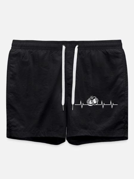 Heartbeat of Beer - Swim Trunks - black