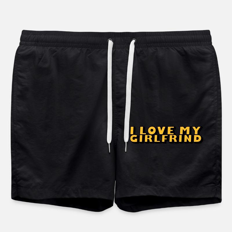 ilovemygirlfrind_2c - Swim Trunks - black