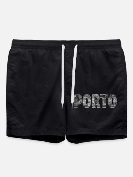 Porto Portugal - Swim Trunks - black