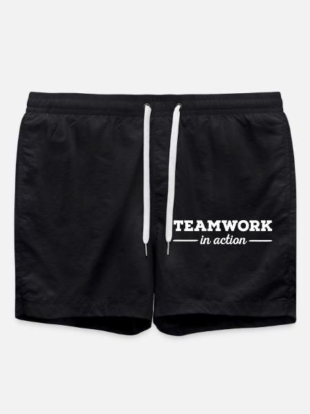 Teamwork - Badeshorts - Schwarz