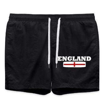 England - Badeshorts - Schwarz - Vorne - AI Model Male 185 light (185cm)