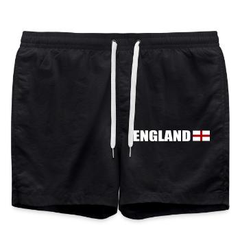 England - Swim Trunks - black - Front - AI Model Male 185 light (185cm)