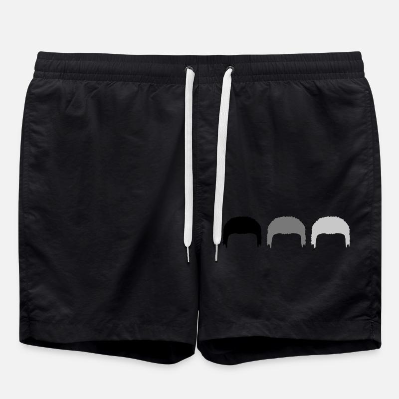 Evolution Team Cheveux de grand-père - Short de bain - noir