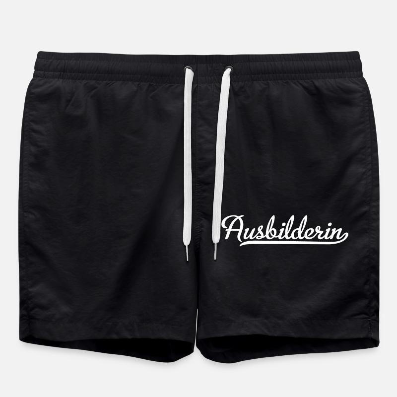 Ausbilderin - Badeshorts - Schwarz