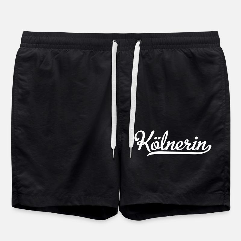 Kölnerin - Badeshorts - Schwarz