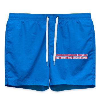 ce que je dis citation - Short de bain - cobalt blue - Devant