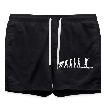 Stand-Up Paddler Surfing Stand Up Paddling Stand-Up Paddling Stand-Up Paddling - Swim Trunks - black - Front - AI Model Male 185 light (185cm)