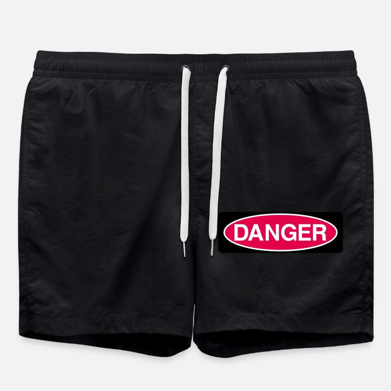 Danger - Short de bain - noir