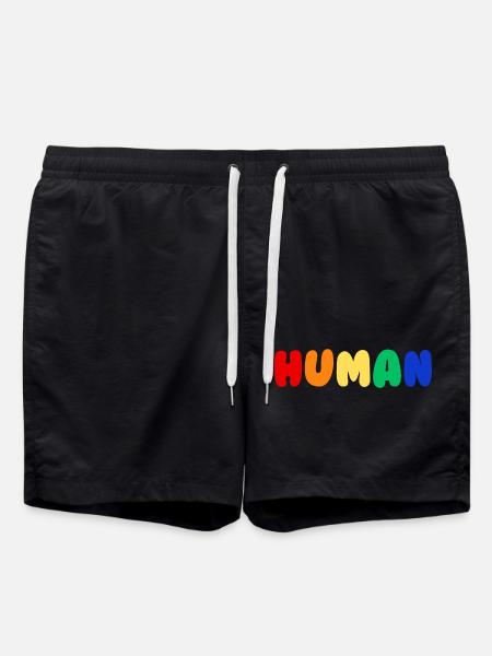 Human Pride - Swim Trunks - black