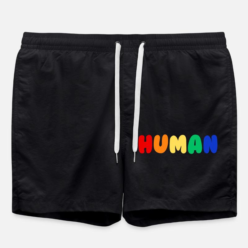 Human Pride - Swim Trunks - black