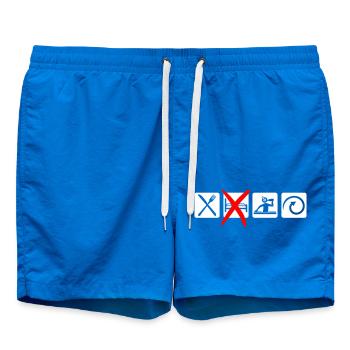Manger Dormir Rave Répéter Nourriture Ne Dors Pas Raven - Short de bain - cobalt blue - Devant