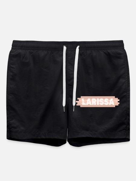 First name Larissa - Swim Trunks - black