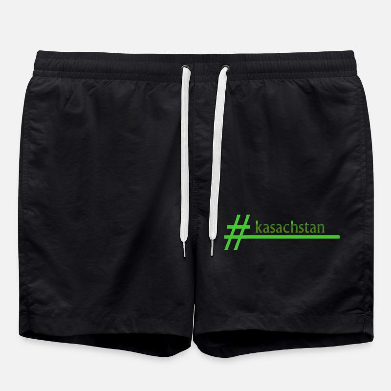 Geschenk für kasachstan - Badeshorts - Schwarz