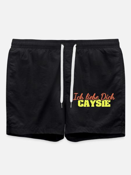 Geschenk für Caysie - Badeshorts - Schwarz