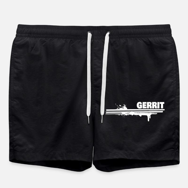 Gift for Gerrit - Swim Trunks - black