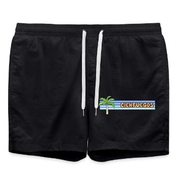 Urlaub Cienfuegos - Badeshorts - Schwarz - Vorne - AI Model Male 185 light (185cm)