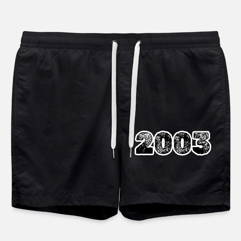 Année 2003 - Short de bain - noir