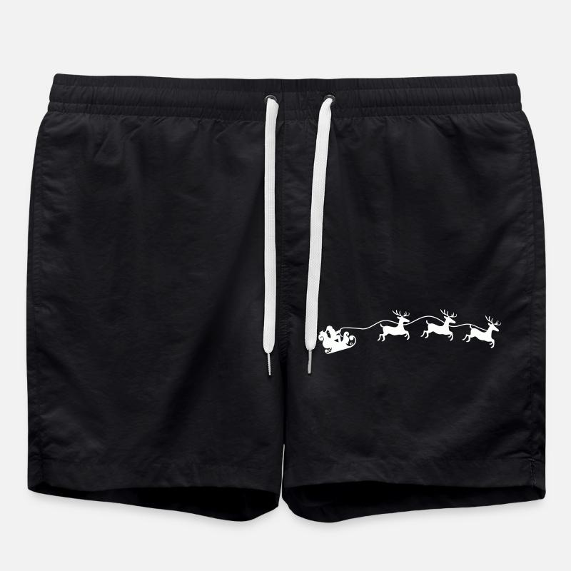 Traîneau du Père Noël - Short de bain - noir