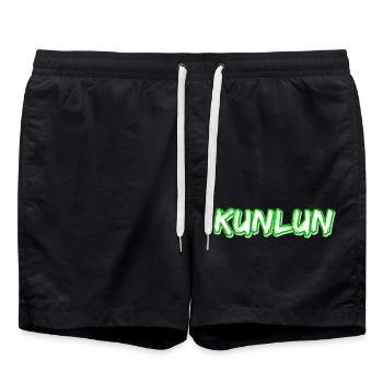 Kunlun - Badeshorts - Schwarz - Vorne - AI Model Male 185 light (185cm)