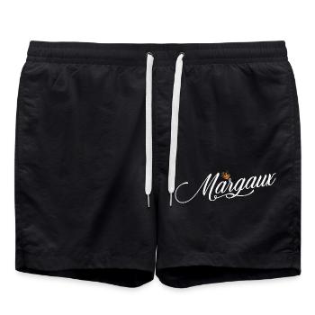 Margaux Nom pour Femme Enfant Tout-petit - Margaux - Short de bain - noir - Devant - AI Model Male 185 light (185cm)