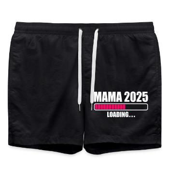 Mama 2025 - Short de bain - noir - Devant - AI Model Male 185 light (185cm)
