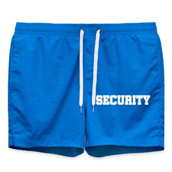 Security - Security Service - Guarding - Protection - Swim Trunks - cobalt blue - Front