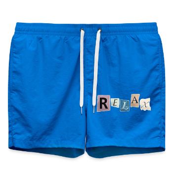 Relax – Stay relaxed - Swim Trunks - cobalt blue - Front