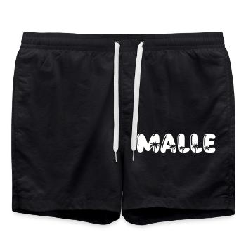 Malle Palmen - Short de bain - noir - Devant - AI Model Male 185 light (185cm)