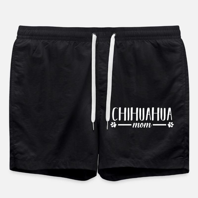 Maman Maman Chien Chihuahua - Short de bain - noir