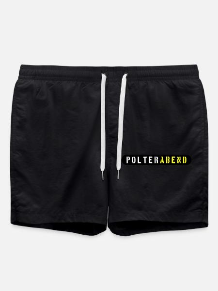 Polterabend Polterhochzeit - Badeshorts - Schwarz