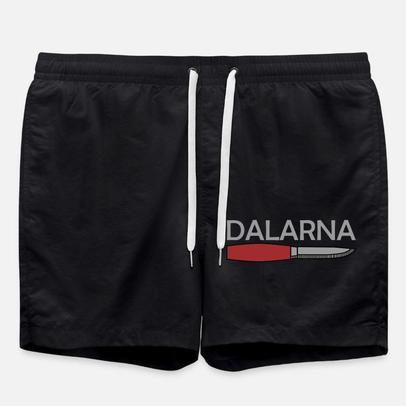 Dalarna - Swim Trunks - black