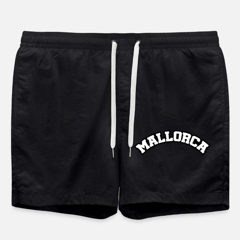 Mallorca lettering - Swim Trunks - black
