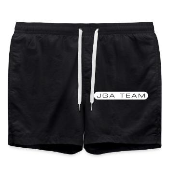 Jga Team Junggesellenabschied - Badeshorts - Schwarz - Vorne - AI Model Male 185 light (185cm)