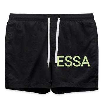 Essa - Badeshorts - Schwarz - Vorne - AI Model Male 185 light (185cm)