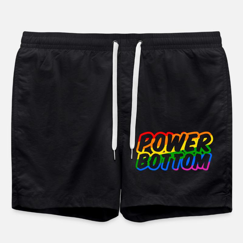 Power Bottom Shirt - Badeshorts - Schwarz