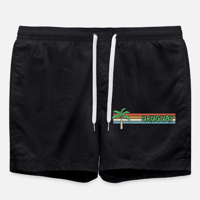 Gift for Uruguay - Swim Trunks - black