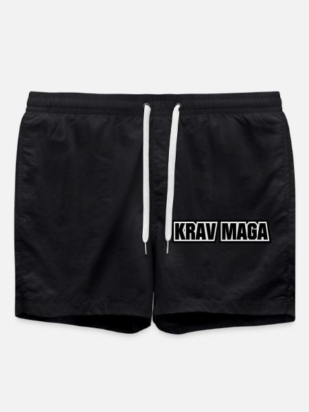 Krav Maga - Badeshorts - Schwarz