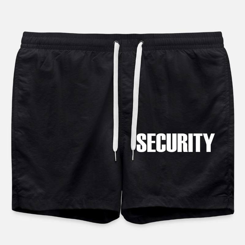 Security - Badeshorts - Schwarz